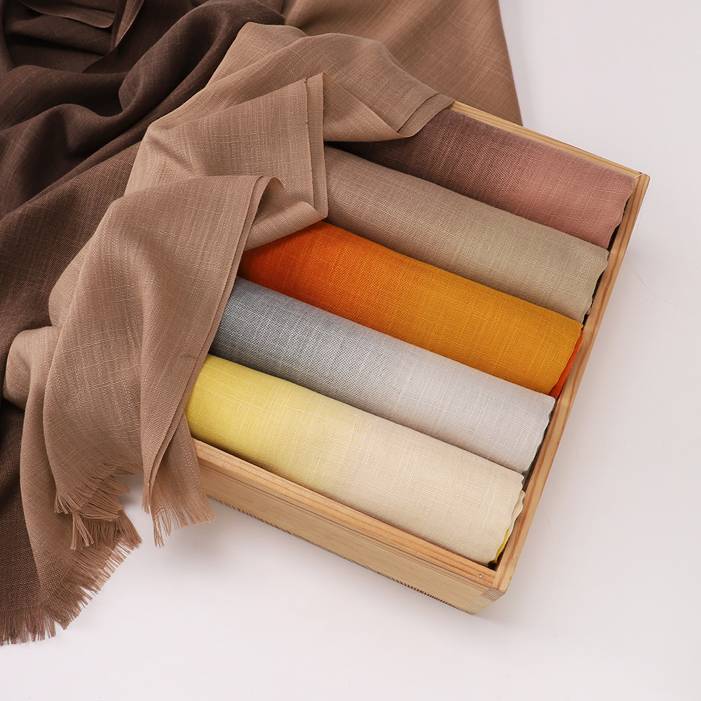 Hijab musulman bicolore dégradé, foulard en coton tie-dye, châles et écharpes islamiques pour femme, Ramadan, Eid