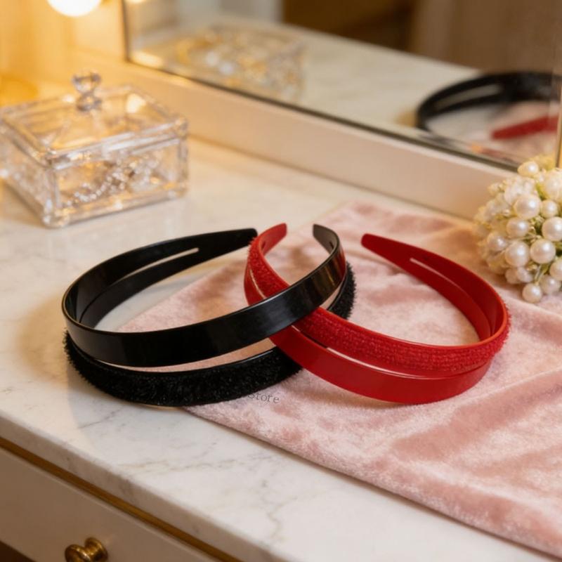Bandeau pour cheveux pour femmes, accessoires coiffure, volumisant, forte tenue, à mode, confortable, cerceau pour 2 H7EF