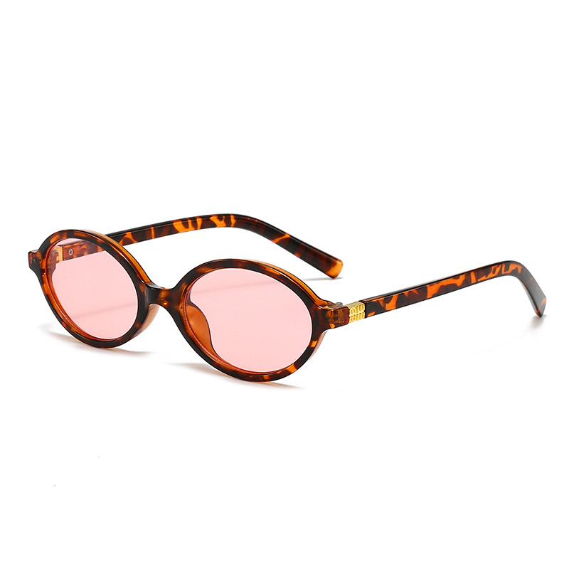 Lunettes de soleil ovales anti-lumière bleue pour femmes et hommes, lunettes rétro pour femmes, petite monture, marque de luxe, tendance