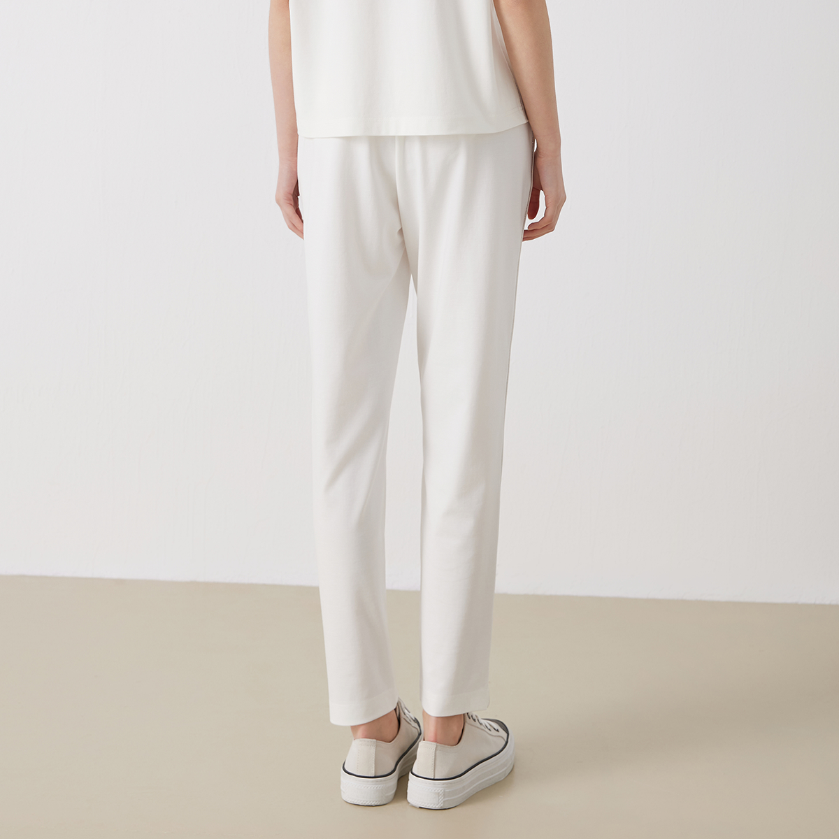 K3049W Vêtements pour femmes de qualité supérieure, pantalon en coton Pima pour femmes, pantalon long décontracté pour femmes