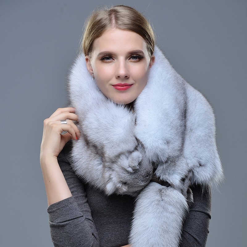Nouveau hiver grand col de fourrure de renard véritable manteau de fourrure naturelle foulards de luxe femmes hommes vestes capuche châle décor femme cou écharpe enveloppes