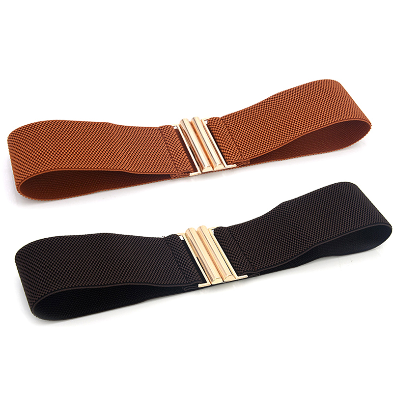 Ceinture extensible pour femmes, slim, élastique, large, Corset enveloppant la taille, accessoires pour robe