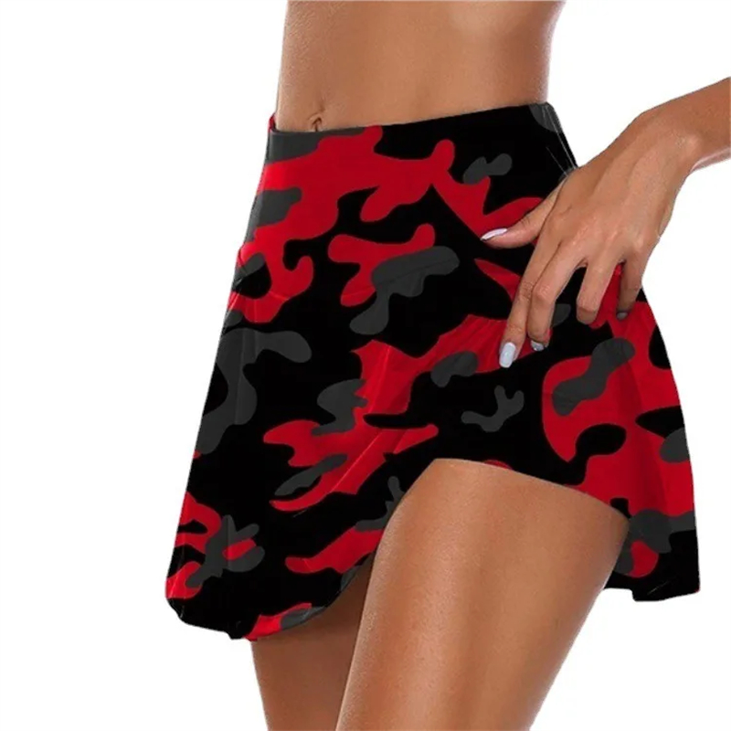 Tennis pour femmes danse Fitness solide jupes de sport femmes Tennis course jupe Active athlétique Yoga Fitness jupe courte