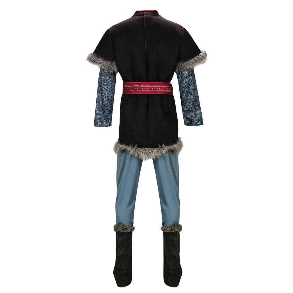 Kristoff Herb-Costume de film cosplay pour hommes, tenues trempées, Halloween, fête de Noël, 512