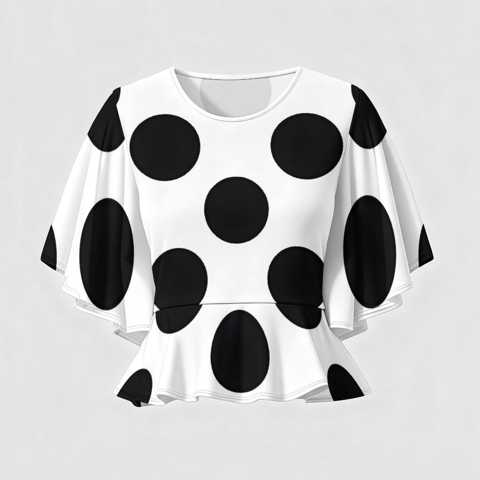 Ensemble deux pièces élégant pour femme : jupe sirène et haut à manches chauve-souris col rond – Idéal pour les fêtes, les réunions et les vacances décontractées.