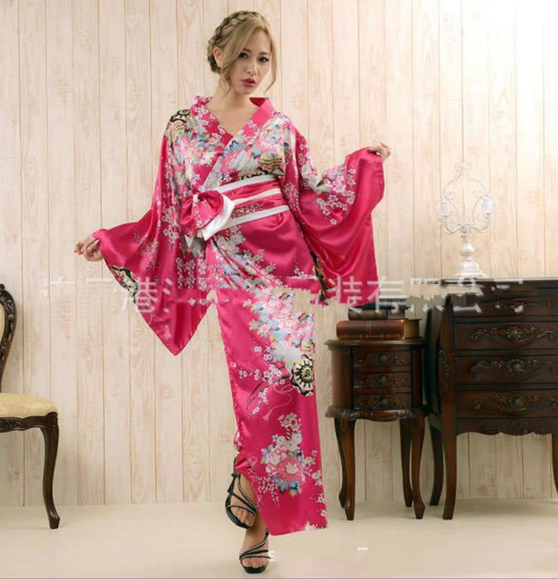 Kimono Yukata traditionnel japonais avec Obi, robe de soirée Vintage pour femmes, robe Geisha, Festival, spectacle de bal, Cosplay