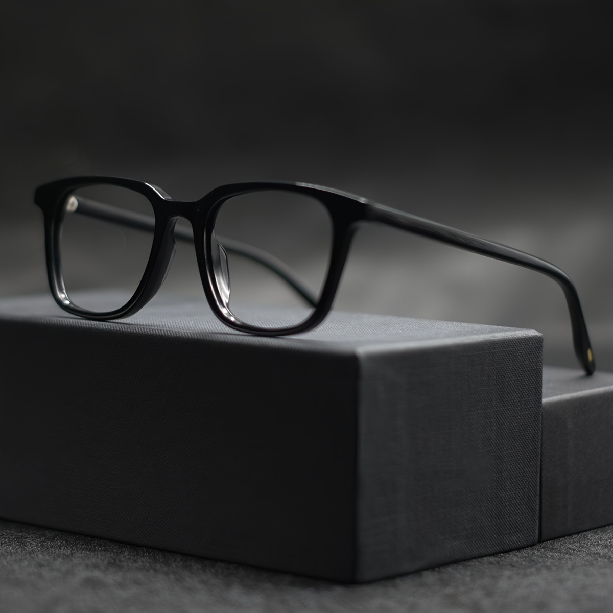 Monture de lunettes carrée unisexe, légère, avec verres transparents, pour femmes et hommes, 1 pièce