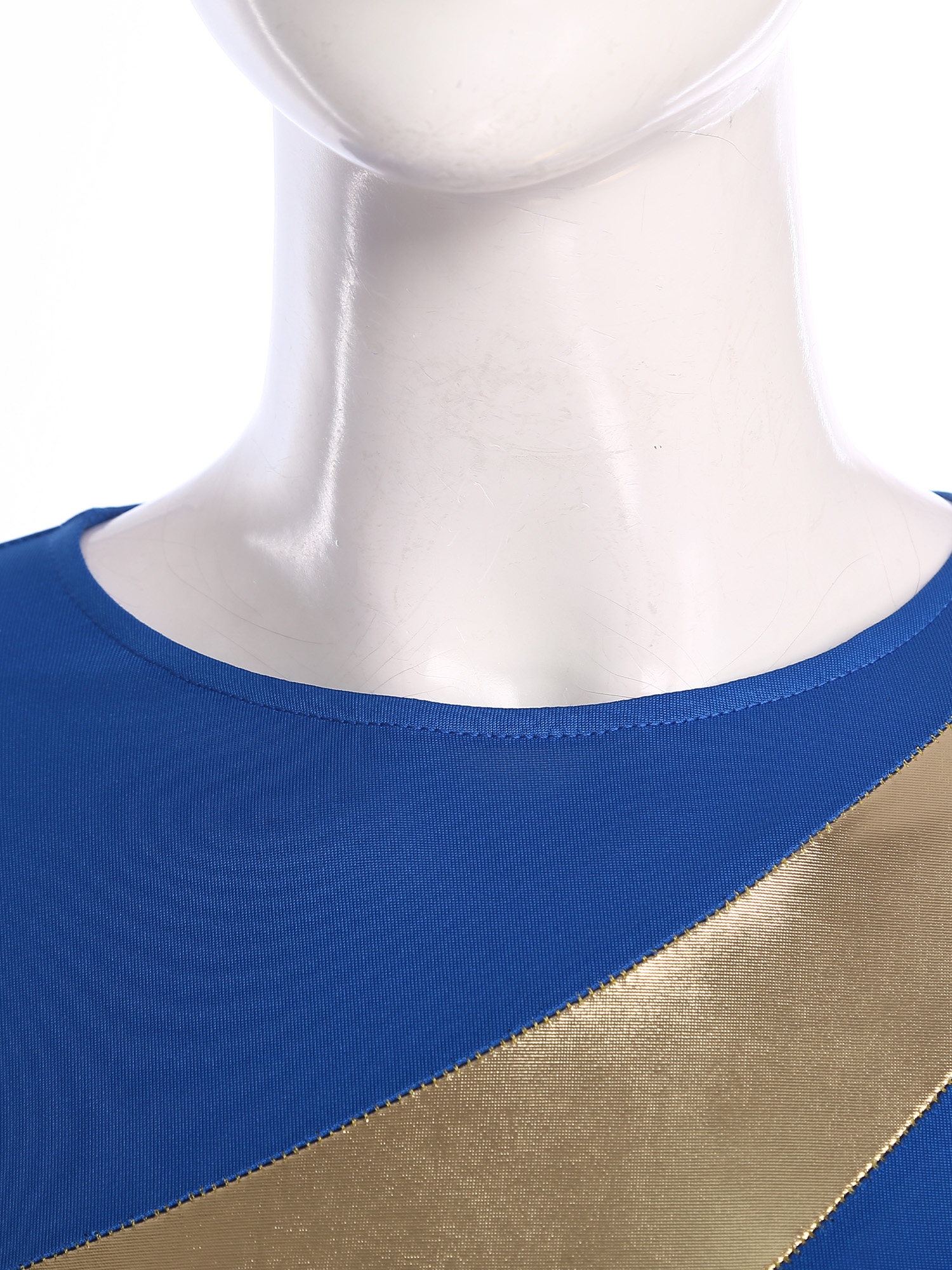 Robe de louange danse culte liturgique Performance Costume robes de salle de bal lyrique à manches longues combinaisons métalliques pour les femmes