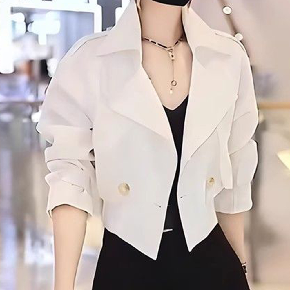 Veste courte design pour femmes, haut unique et chic, super beau, nouvelle collection automne 2025