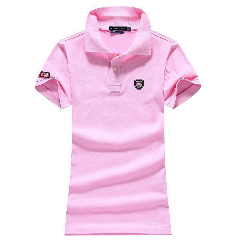 Polo à manches courtes pour femmes, vêtements de sport décontractés en coton, chemise à col polo, t-shirts à revers pour femmes, mode d'été, Y-Clothing