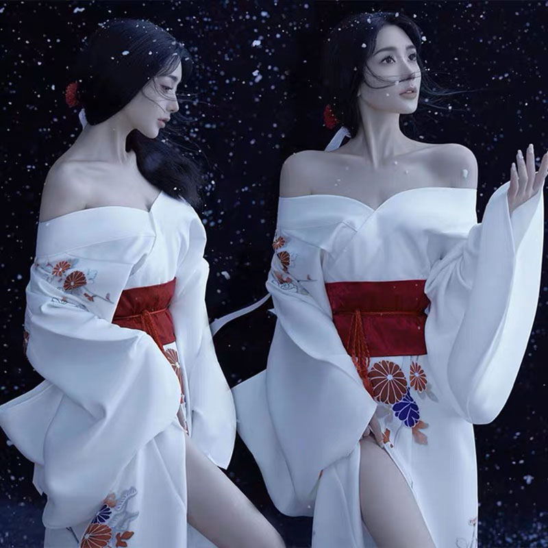 Kimono traditionnel japonais Yukata Haori pour femmes, chemisier Cosplay, mode d'été, vêtements de photographie, robe de soirée