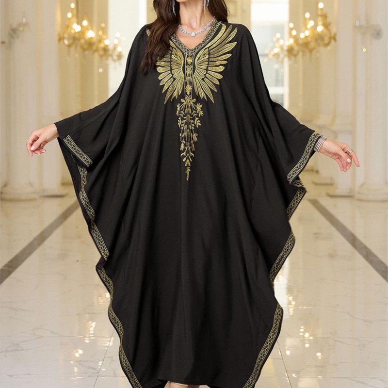 Boho Robe Femme Sexy Coton Brodé Chemisier De Plage Brodé Vêtements De Plage Robes De Vacances Pour Femmes Robe Femme Robes