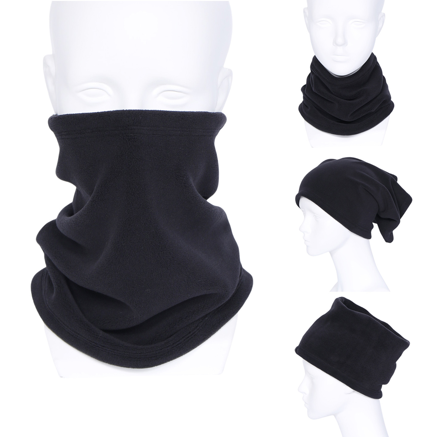 Écharpe de luxe en cachemire pour le ski hivernal, unisexe, coupe-vent et anti-froid, cache-cou polyvalent et cache-tête magique
