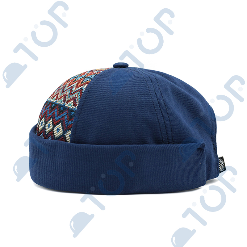 Casquette Docker à motif aztèque, style ethnique, sans visière, style vintage rétro, bonnet, chapeau pour homme et femme, réglable, pour l'extérieur