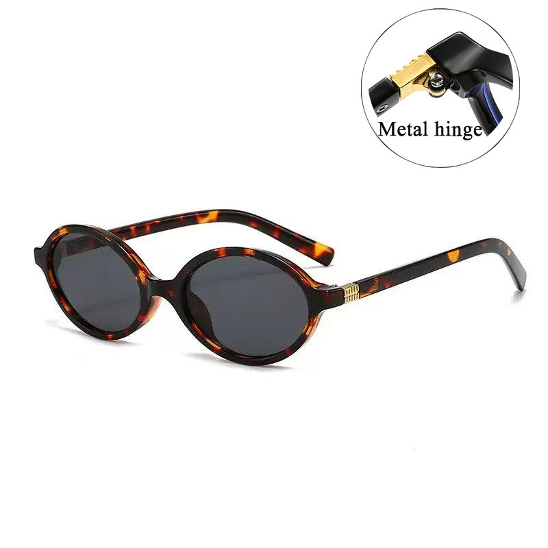 Lunettes de soleil ovales rétro vintage 2026 pour femmes et hommes, tendance, de marque de luxe, protection UV400, pour la conduite et la plage