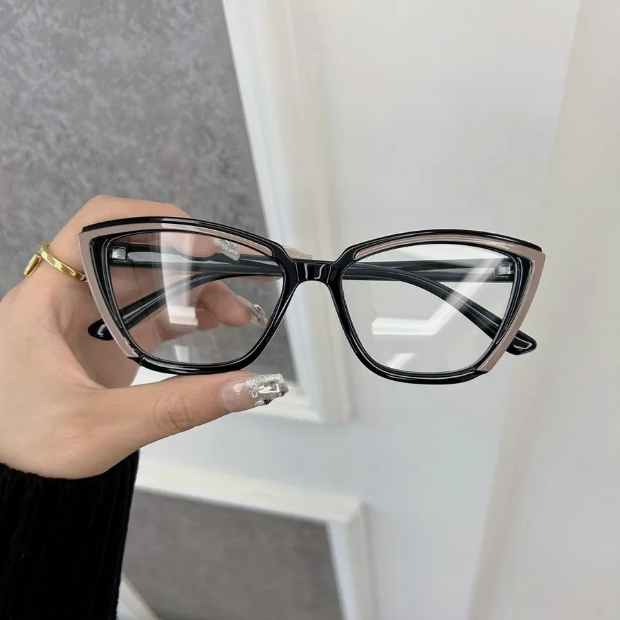 Montures de lunettes ChimCat Eye pour hommes et femmes, monture optique colorée, marque de créateur transparente, mode