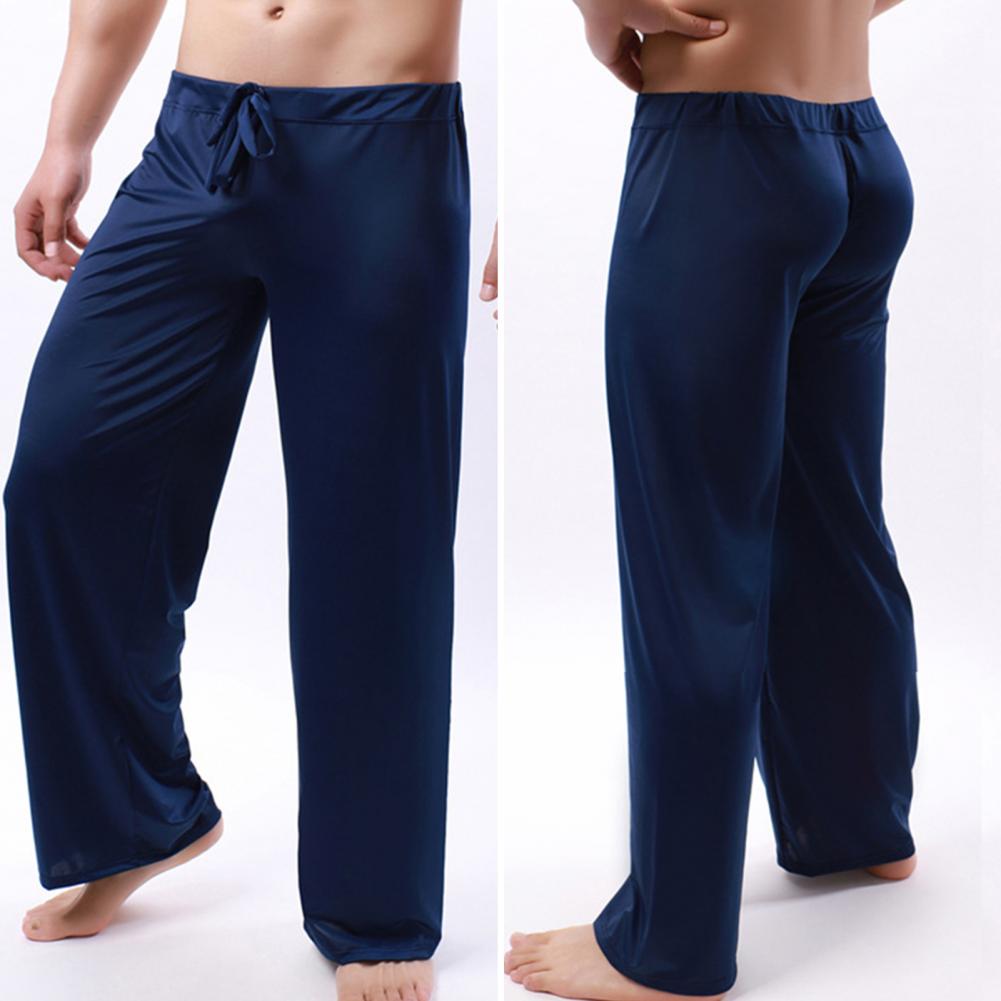 Pantalon de Yoga pour hommes, couleur unie, ceinture élastique, taille basse, Fitness, entraînement, jogging, ample, plage, pantalon de Sport décontracté