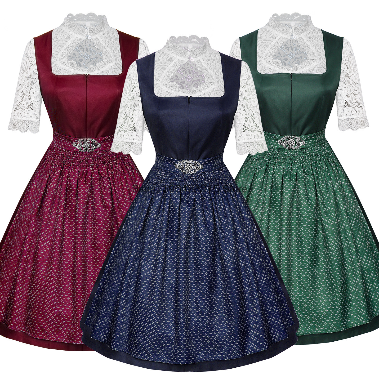 Tenues d'Oktoberfest pour femmes, robe Dirndl allemande, robe traditionnelle en velours, costume de demoiselle bavaroise pour le festival d'octobre