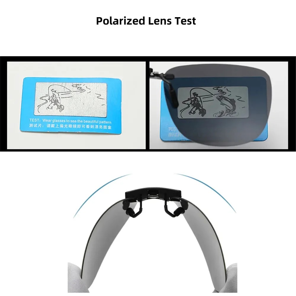 Lunettes de soleil à clipser pour hommes et femmes, lunettes de vision nocturne carrées, lunettes de soleil vintage pour la pêche, lunettes de myopie pour la conduite, UV400