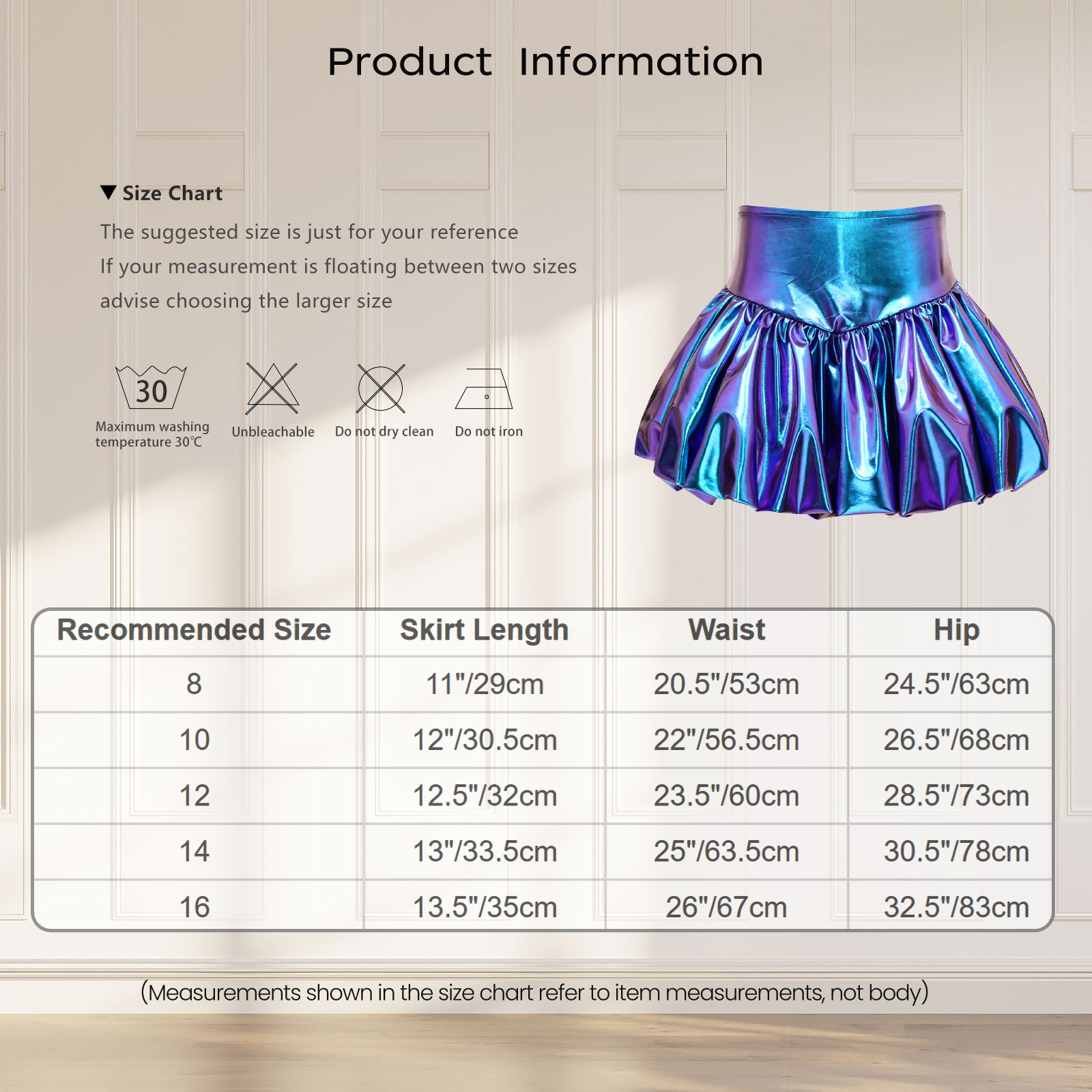 Jupe de danse Disco pour enfants filles, jupe à bulles métallique, ceinture élastique, jupes à bourgeons brillants, mode Jazz, vêtements de danse de pom-pom girl