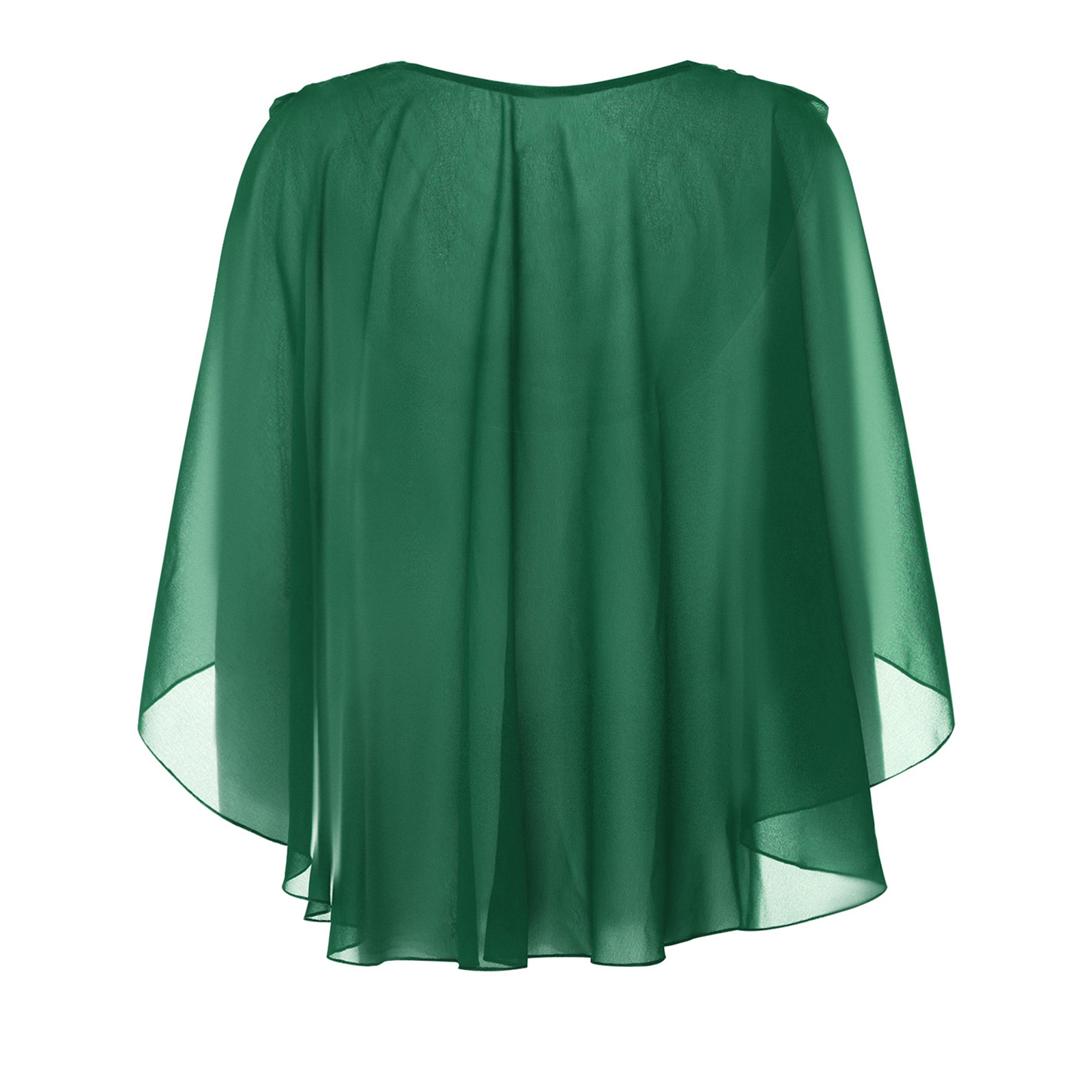 Châles et étoles à col drapé pour femmes, couvre-épaules élégants, capes de soirée en mousseline, accessoires de robe pour mariage et cocktail