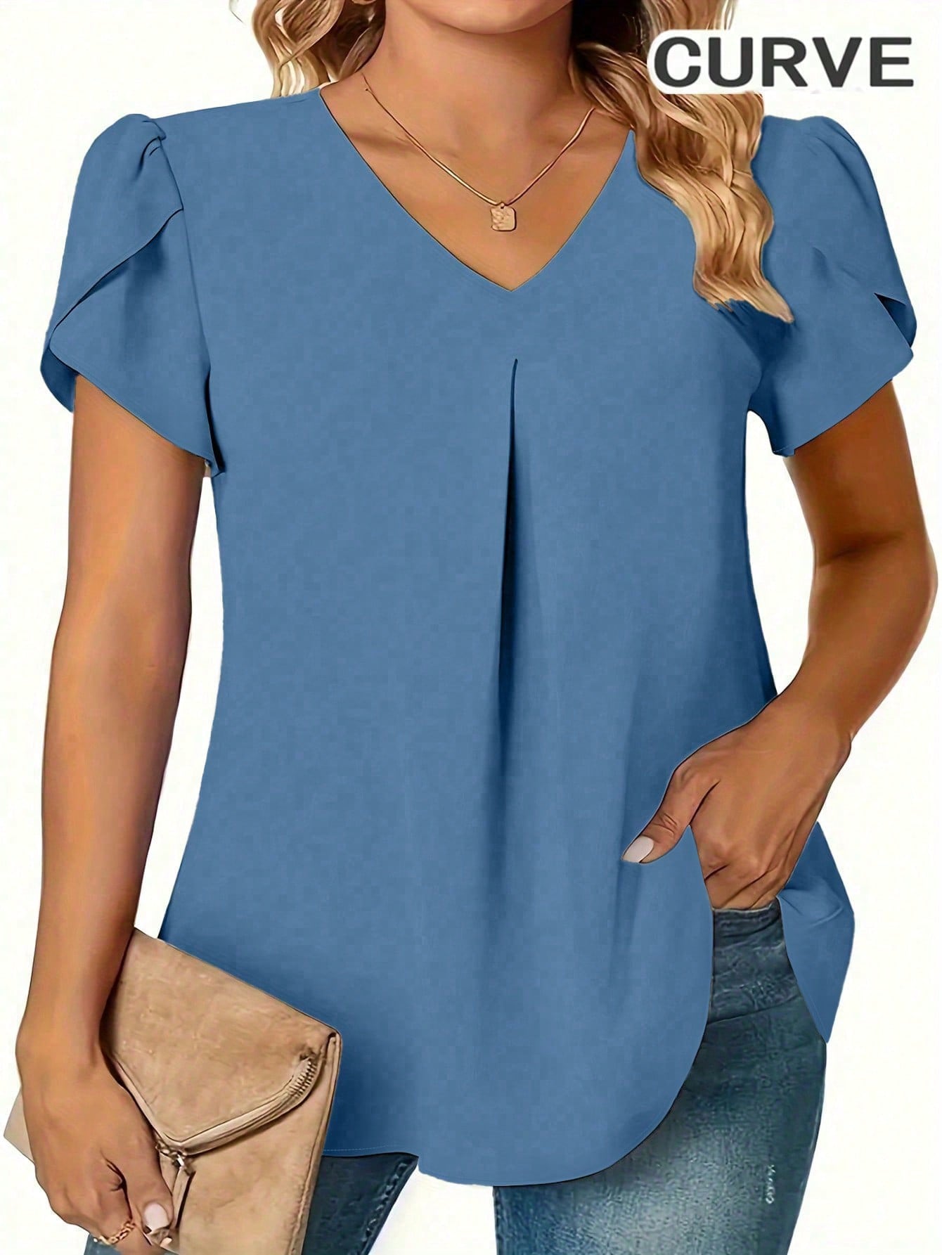 Grande taille 0XL-5XL femmes col en v mode couleur unie chemise Blouse dames décontracté ample et Simple chemise à manches longues