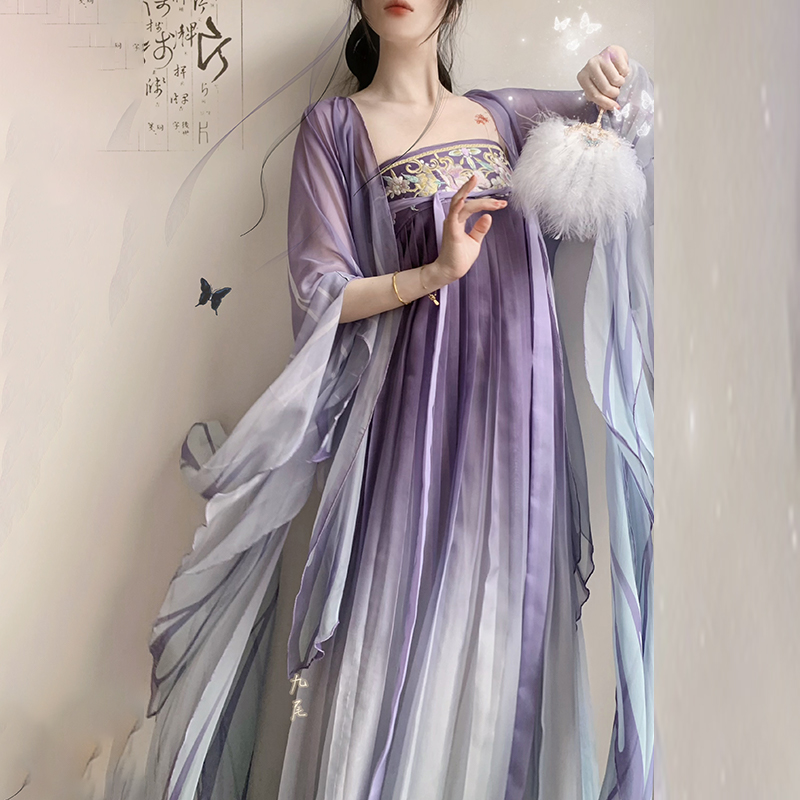 Robe Hanfu pour femmes, Costume de Cosplay féerique chinois ancien, élégant, vêtements de danse de princesse de la dynastie Tang traditionnelle