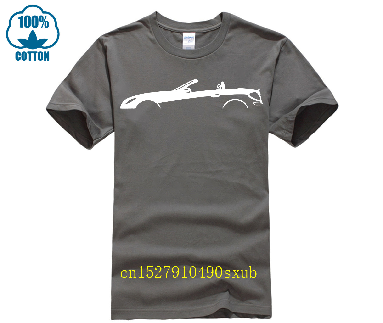 Mode T-Shirt 100% coton SLK R171 Silhouette Shirtinator T-Shirt homme