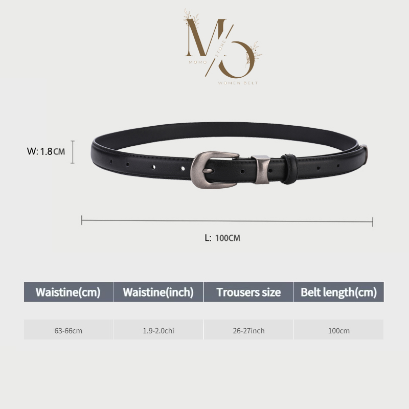 Ceinture décontractée en cuir pour femmes, de luxe, slim, à la mode, pour pantalons en jean, robes avec boucle en métal argenté