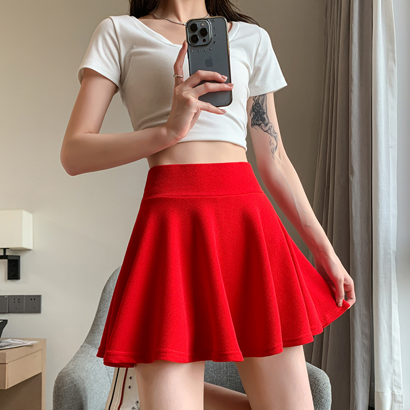 Jupes d'été pour femmes, mode Sexy, Mini jupes de soleil plissées élastiques pour écolière, uniforme coréen noir, jupes de Tennis taille haute