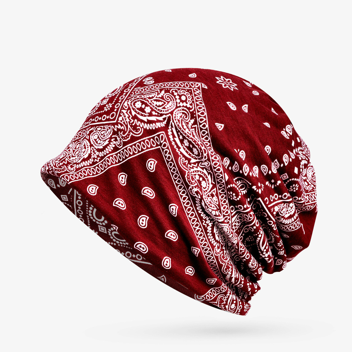 COKK – chapeau Turban pour femme et homme, bonnet à motif floral, Hip Hop, queue de cheval, nouvelle collection hiver