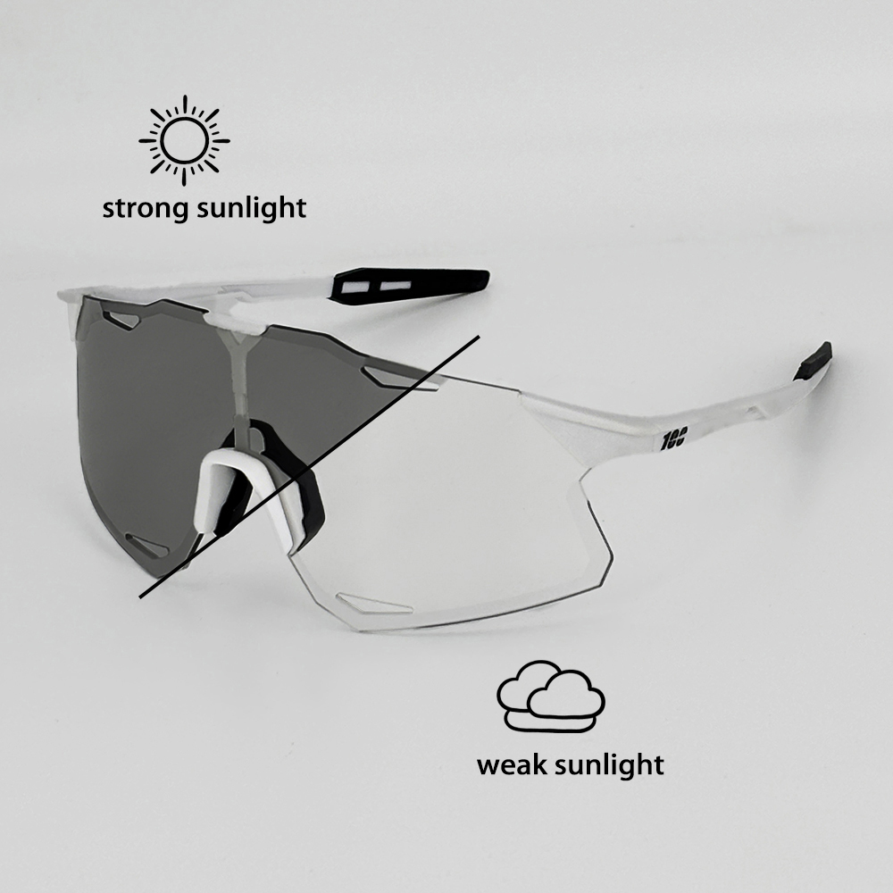Lunettes de soleil photochromiques pour hommes, lunettes de cyclisme UV400, lunettes de vélo pour femmes, lunettes de conduite, sport de plein air, marathon, triathlon