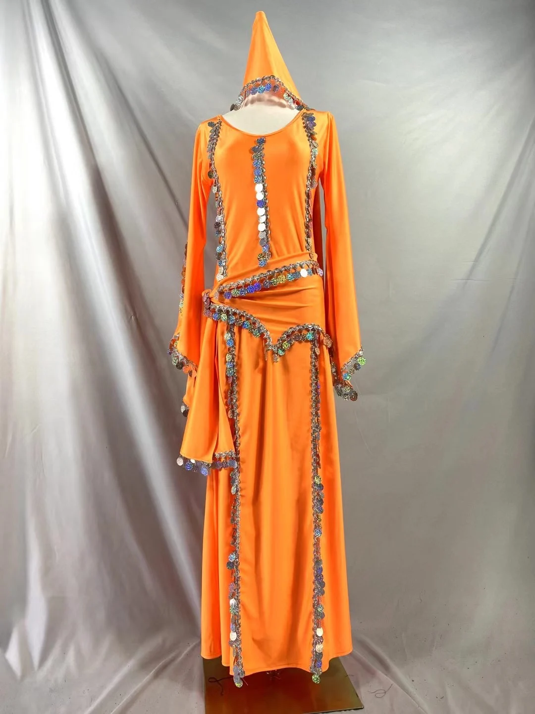 Ensemble de olympiques de danse du ventre pour femmes, ShaBeauty Baladi Saidi, robe de compétition de performance personnalisée, robes financières pour adultes et enfants