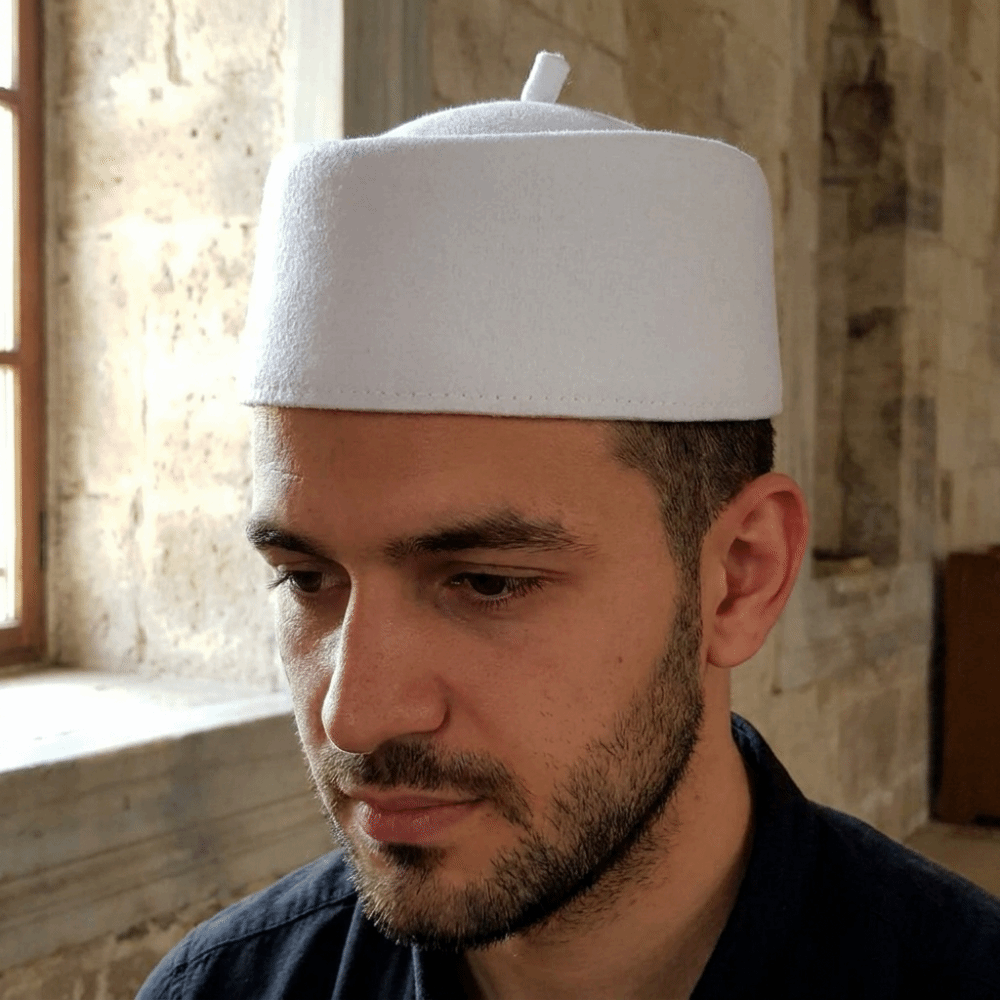Chapeaux de prière ethniques traditionnels pour mariage, mode culturelle, chapeaux de prière pour l'Aïd, élégants bérets en feutre de coton pour la danse de rue