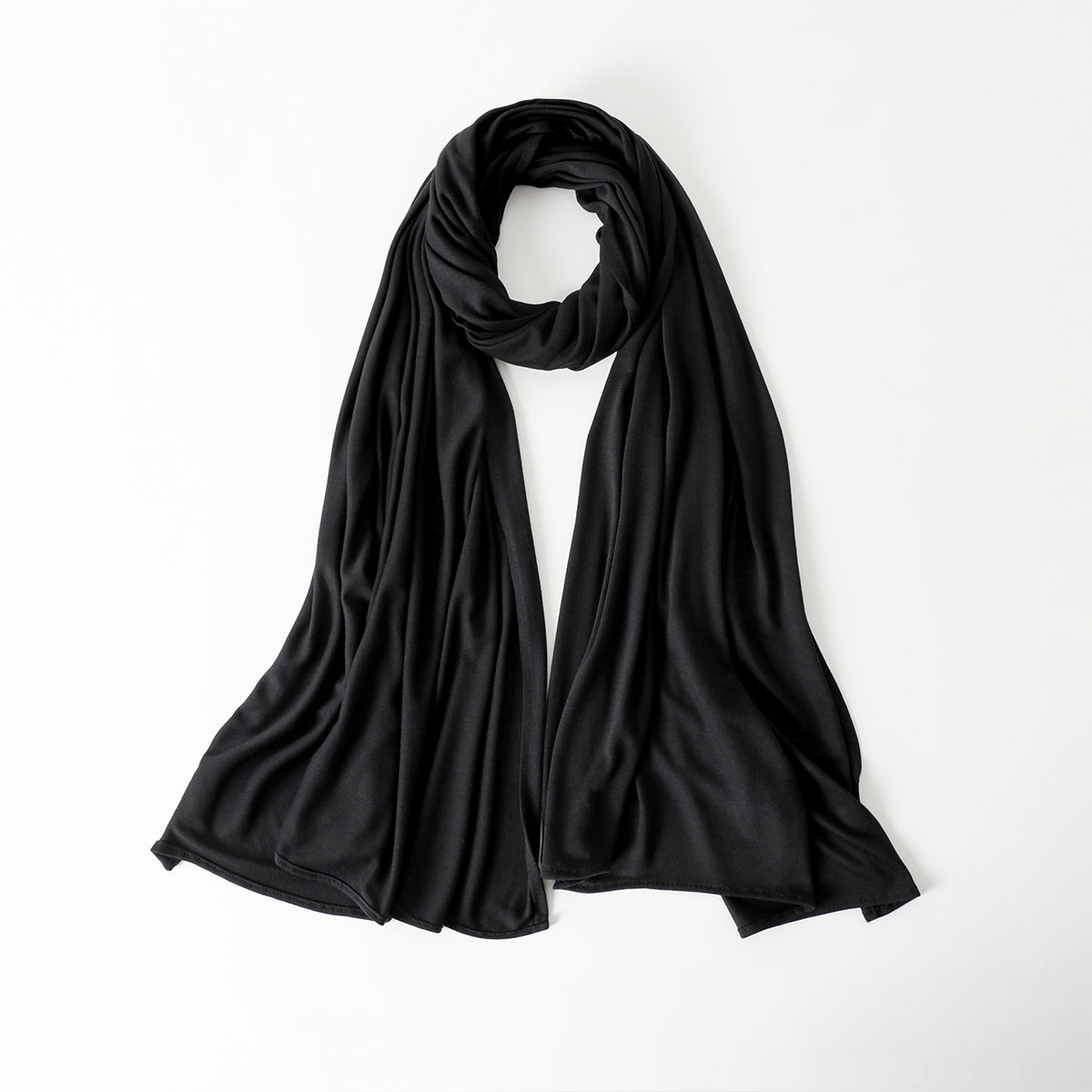 Élégant couleur unie costume en mousseline de soie femme écharpe décontracté musulman Hijab protection solaire châle enveloppes bandeau Bufanda Foulard Echarpe