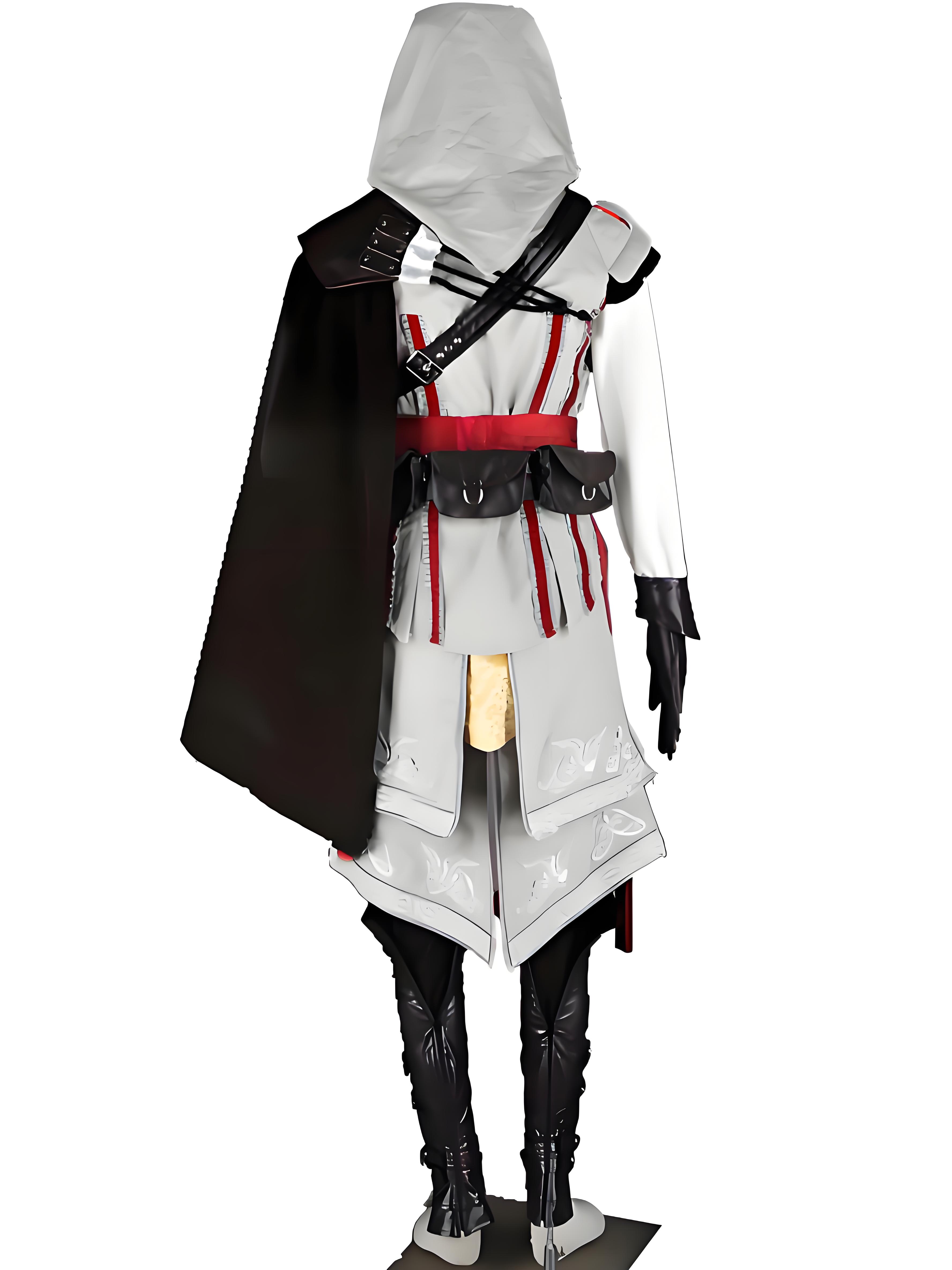 Costume de Cosplay Ezio Auditore da Firenze, tenue Assassin's Creed, ensemble complet pour Halloween, Costume de jeu de carnaval