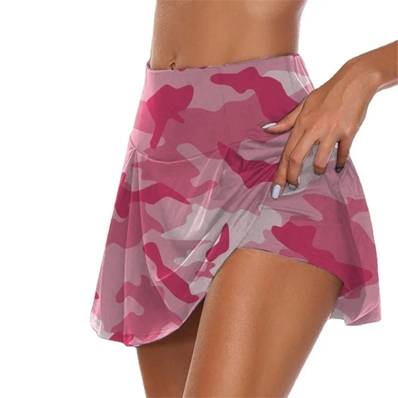 Tennis pour femmes danse Fitness solide jupes de sport femmes Tennis course jupe Active athlétique Yoga Fitness jupe courte
