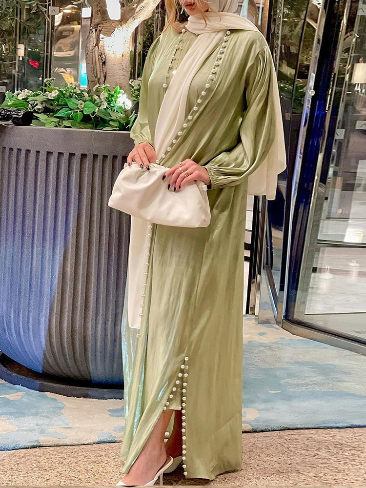 Robe musulmane 2 pièces ensemble Abayas femmes automne élégant fête arabe maroc Hijab Abaya dubaï turquie Islam caftan Musulmane robes