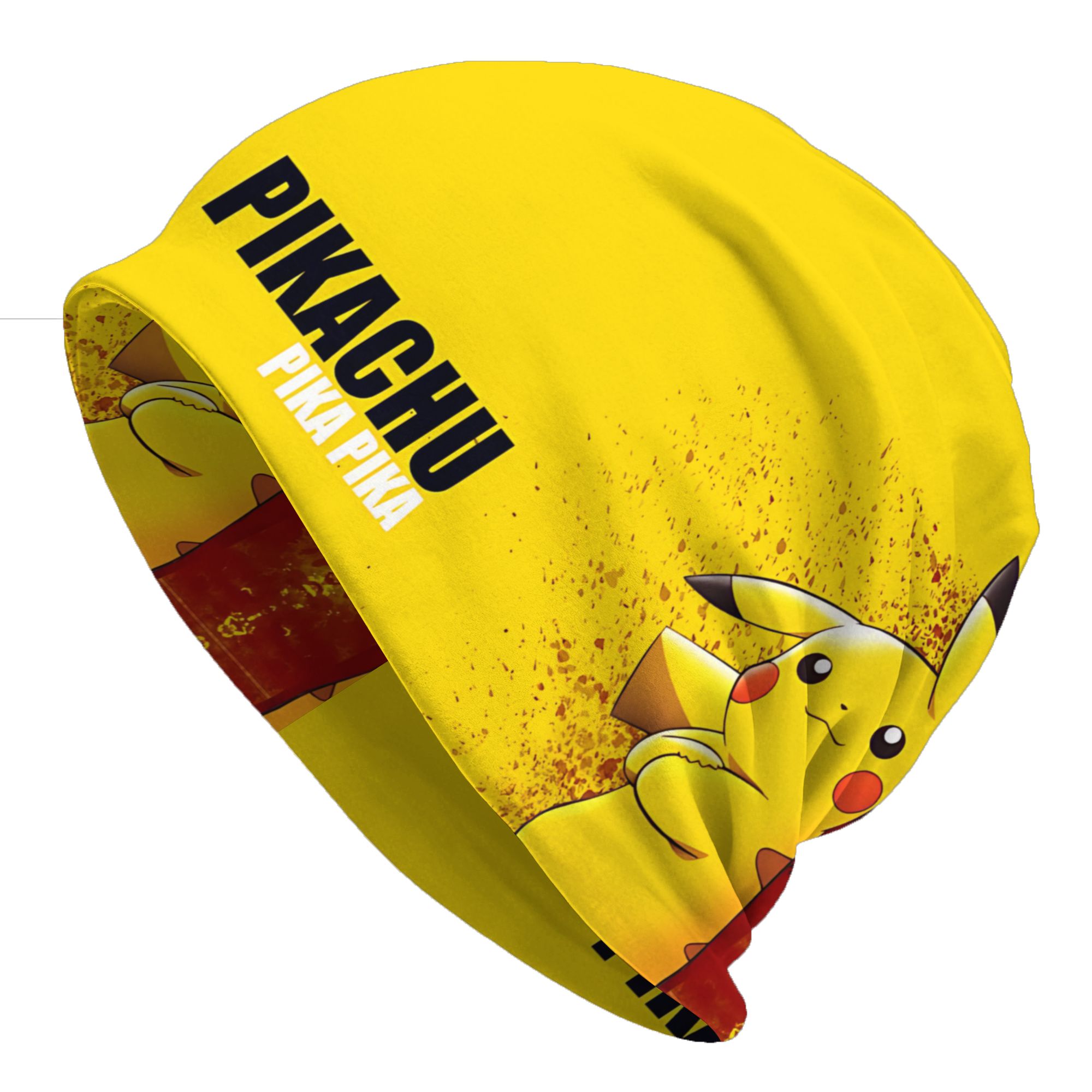 Bonnet de style automnal, bonnet fin pour hommes et femmes, thème anime Pokémon Pikachu, casquette d'été, bonnets et casquettes de style Skullies.