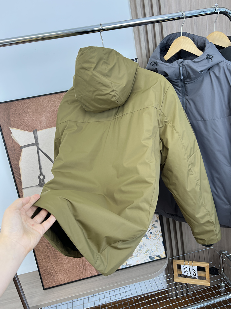 Veste d'hiver coupe-vent en coton pour hommes, manteau épais imperméable à capuche, mode décontractée américaine, simple et chaud