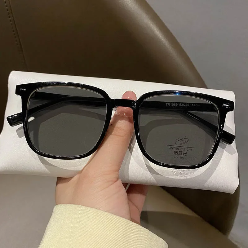 Lunettes de soleil anti-UV pour femmes, style vintage, pour voyages et vacances, unisexe, pour hommes et femmes, lunettes de vue carrées pour myopes