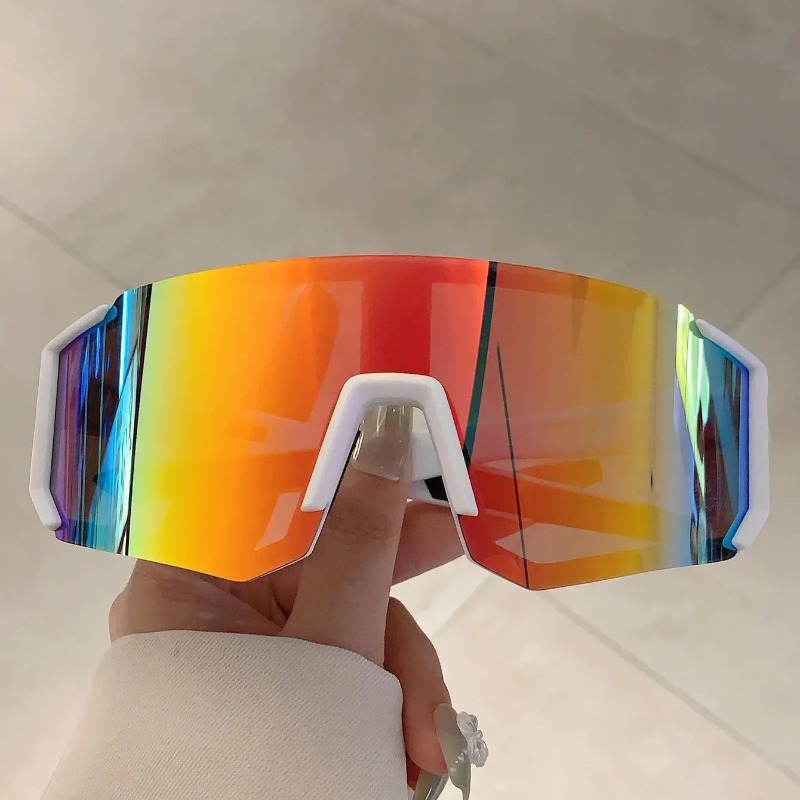 Lunettes de soleil de sport pour hommes, légères, surdimensionnées, pour le cyclisme, la conduite, la pêche, lunettes de soleil miroir tendance pour femmes