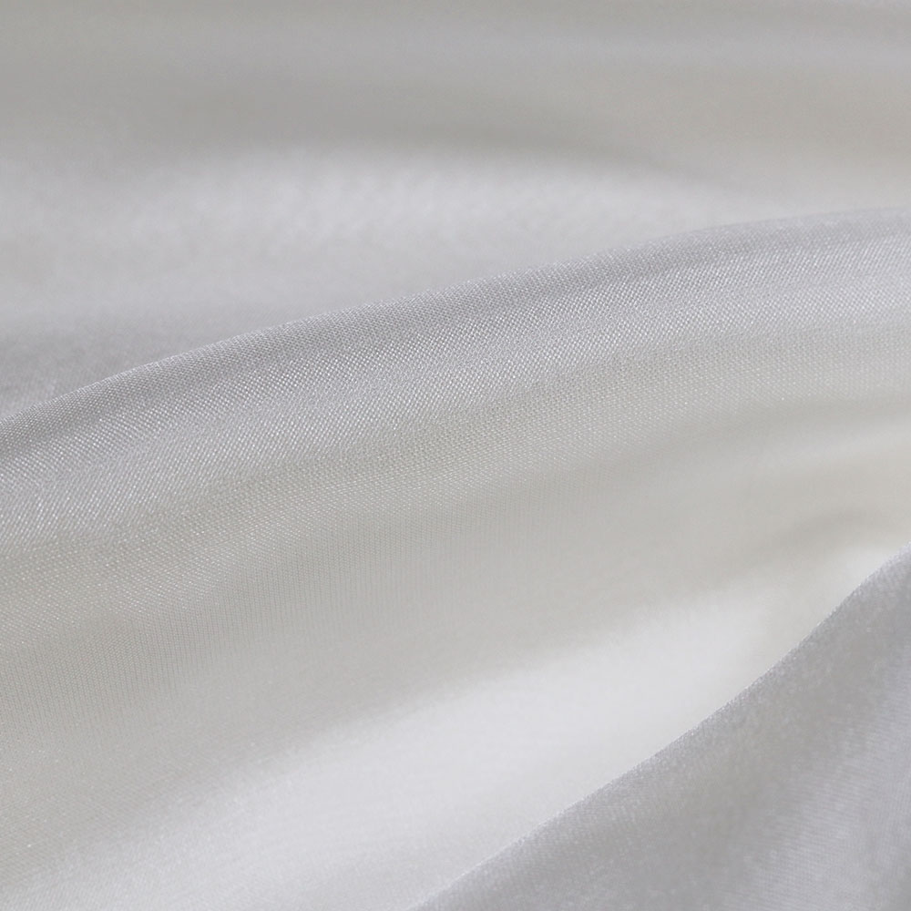 Tissu en mousseline de soie naturelle, blanc fin, sans colorant, 6mm, 140cm, pour peinture et couture, vente en gros