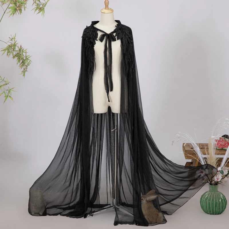 Cape Hanfu fluide élégante pour femmes, Style traditionnel chinois de la dynastie Tang, longue Cape ethnique, Costume de Cosplay unisexe