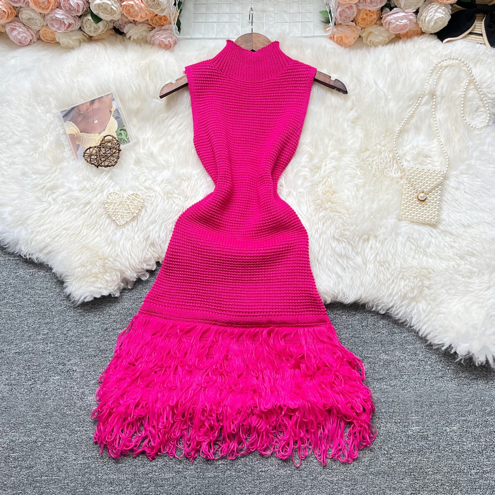 YuooMuoo femmes robe 2026 nouvelle mode d'été Sexy ajouré couture sans manches moulante robe de soirée coréenne dame plage robes