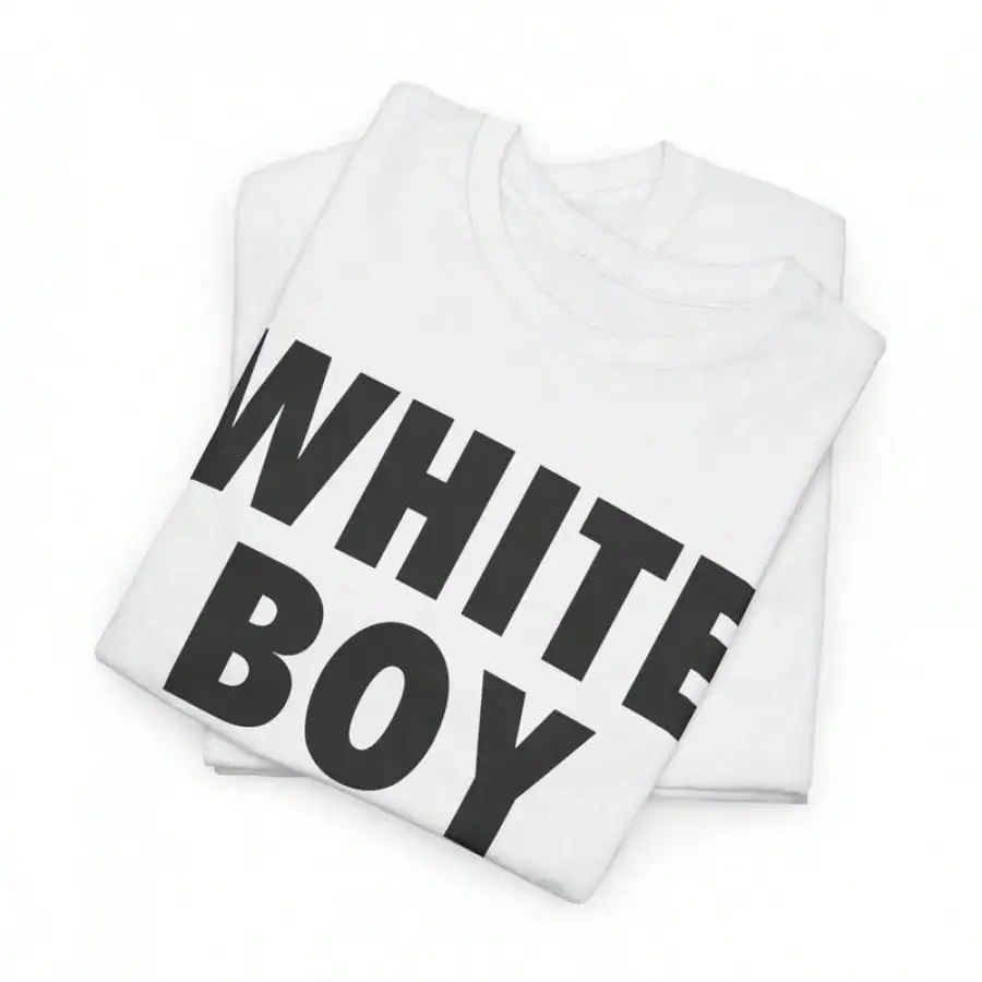 Blanc garçon de l'année t-shirts imprimé à manches courtes T-shirt rétro décontracté Streetwear Vintage T-shirt haut tendance unisexe