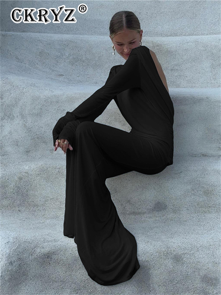 Robe longue élégante pour femme, nouvelle mode, pour soirée, anniversaire, manches longues, dos nu, coupe ajustée, style club et streetwear