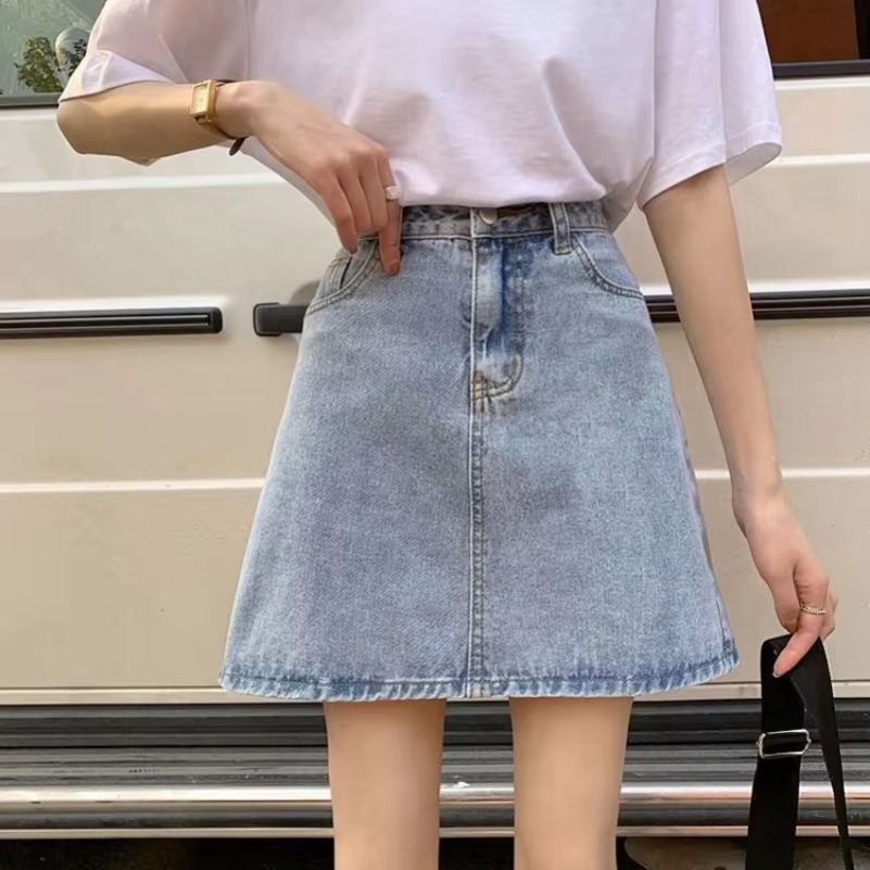 Été Denim jupe courte pour femmes haute Wiast Sexy sac serré jupes de hanche dame coupe ajustée Y2K femme jupes en jean court DURIKIES