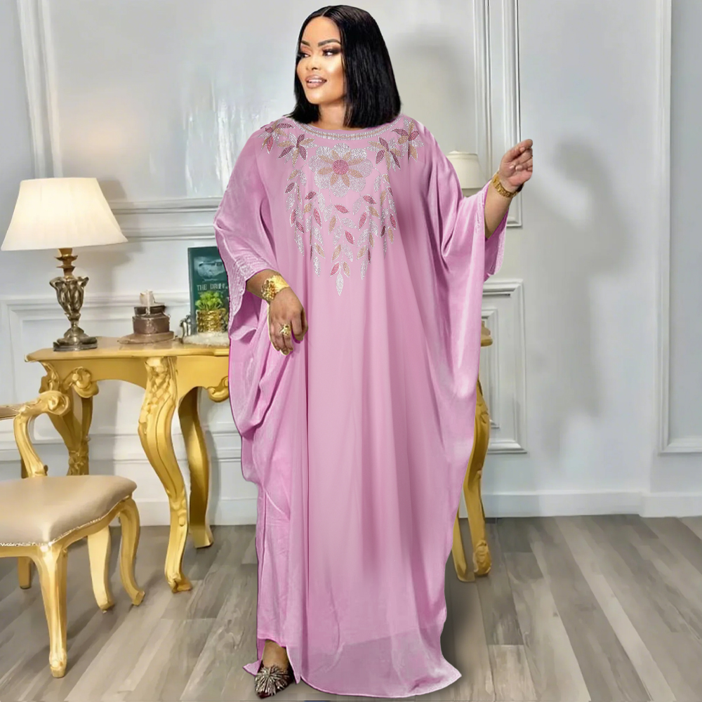 Abayas de Luxe en Mousseline de Soie pour Femme, Boubou, Mode Musulmane, Caftan Marocain, Robes de Soirée de Mariage, Vêtements Africains, Dubaï, 2025