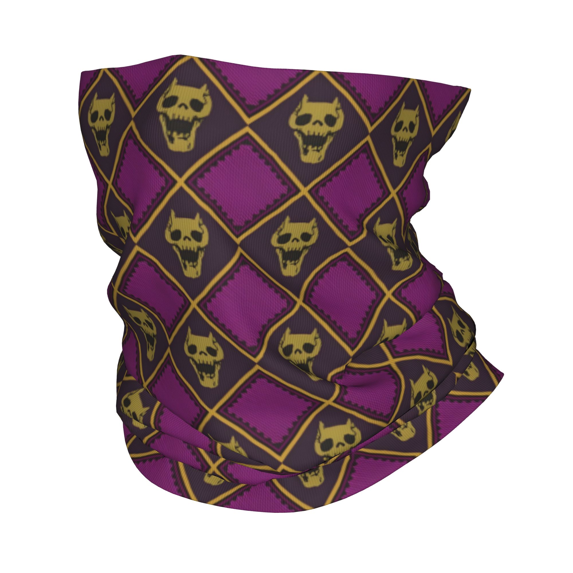 Cache-cou bandana personnalisé coupe-vent, écharpe de protection faciale, bandeau Calavera Yoshikage Kira, tube, cagoule